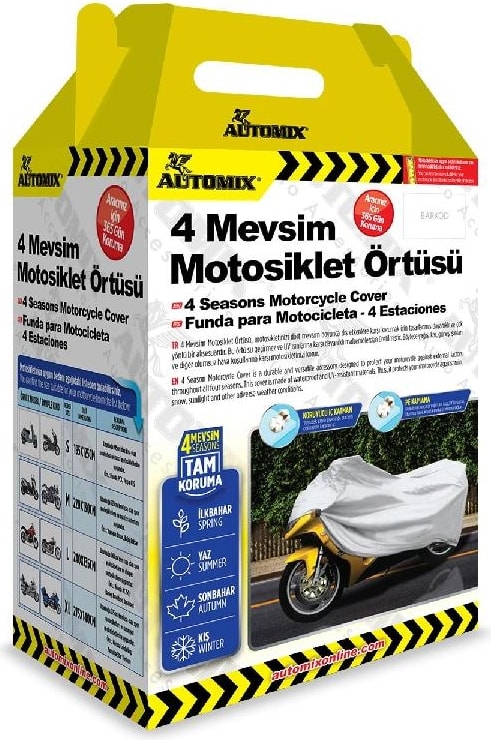 POLİSAN Automix 4 Mevsim Motosiklet Örtüsü Large