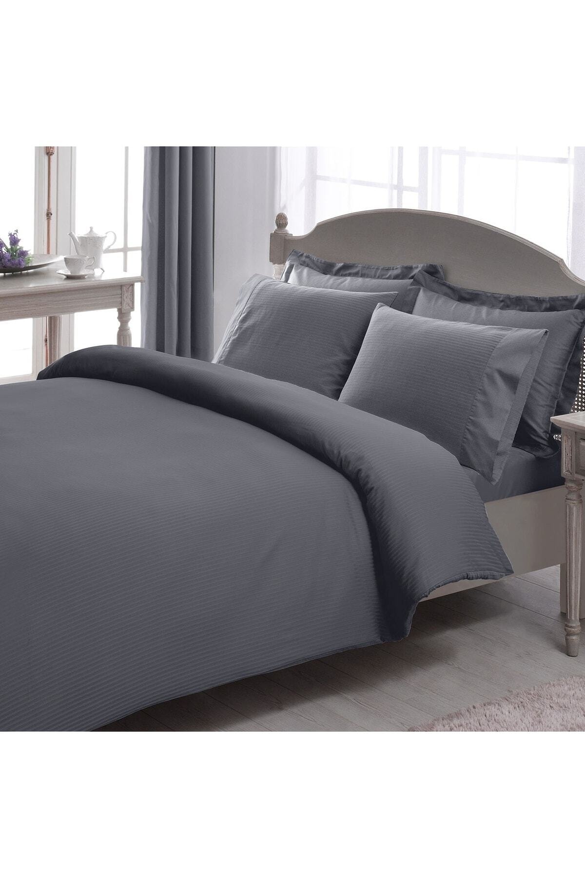 Premium Basic Nevresim Takımı King Size Antrasit