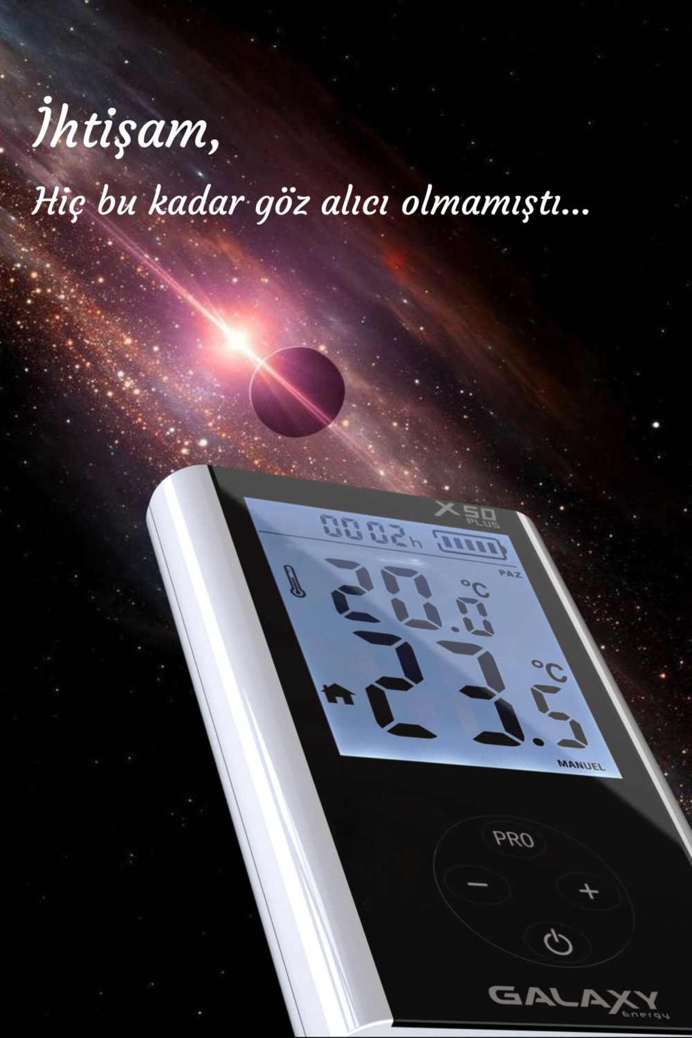 X50 Plus Kablosuz Wifi'li Smart Oda Termostatı