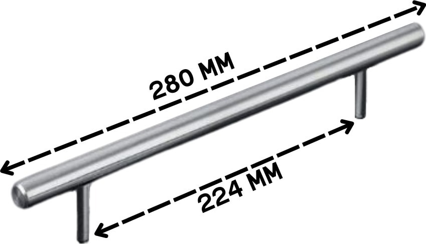 10 ADET Keijo INOX 224mm Paslanmaz Kulp (mobilya, dolap kulbu, kulp modeli)
