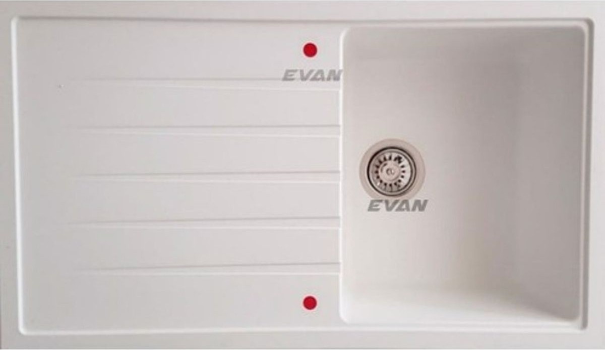 Ukinox Arya D-86 Beyaz Granit Eviye