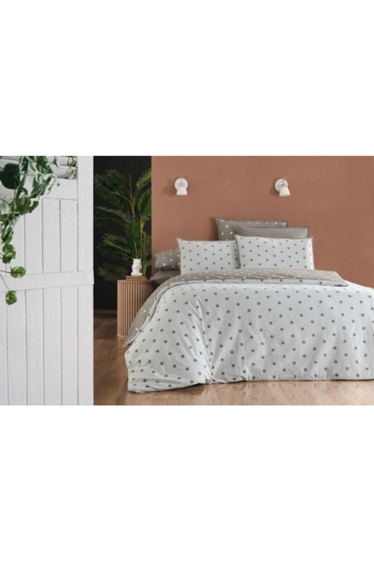 Marsılya Fancy Poplin V1 Çift Kişilik Pamuk Nevresim Takımı