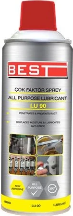 Best Lu-90 Çok Faktörlü Genel Amaçlı Yağlayıcı Sprey 400 ml
