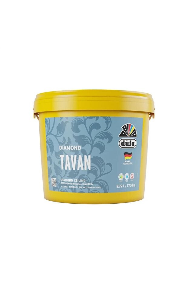 Diamond Mat Tavan Boyası Beyaz 17.5 L