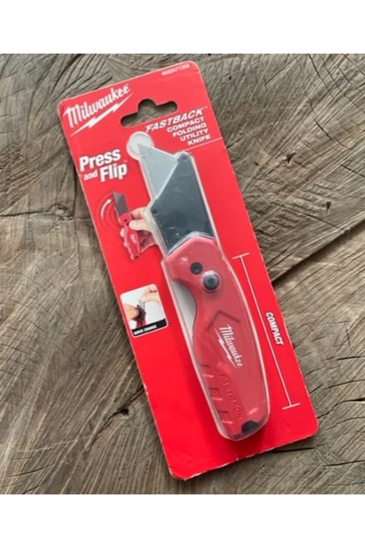 MİLWAUKEE PRO METAL KATLANIR MAKET BIÇAĞI FASTBACK COMPACT 16CM