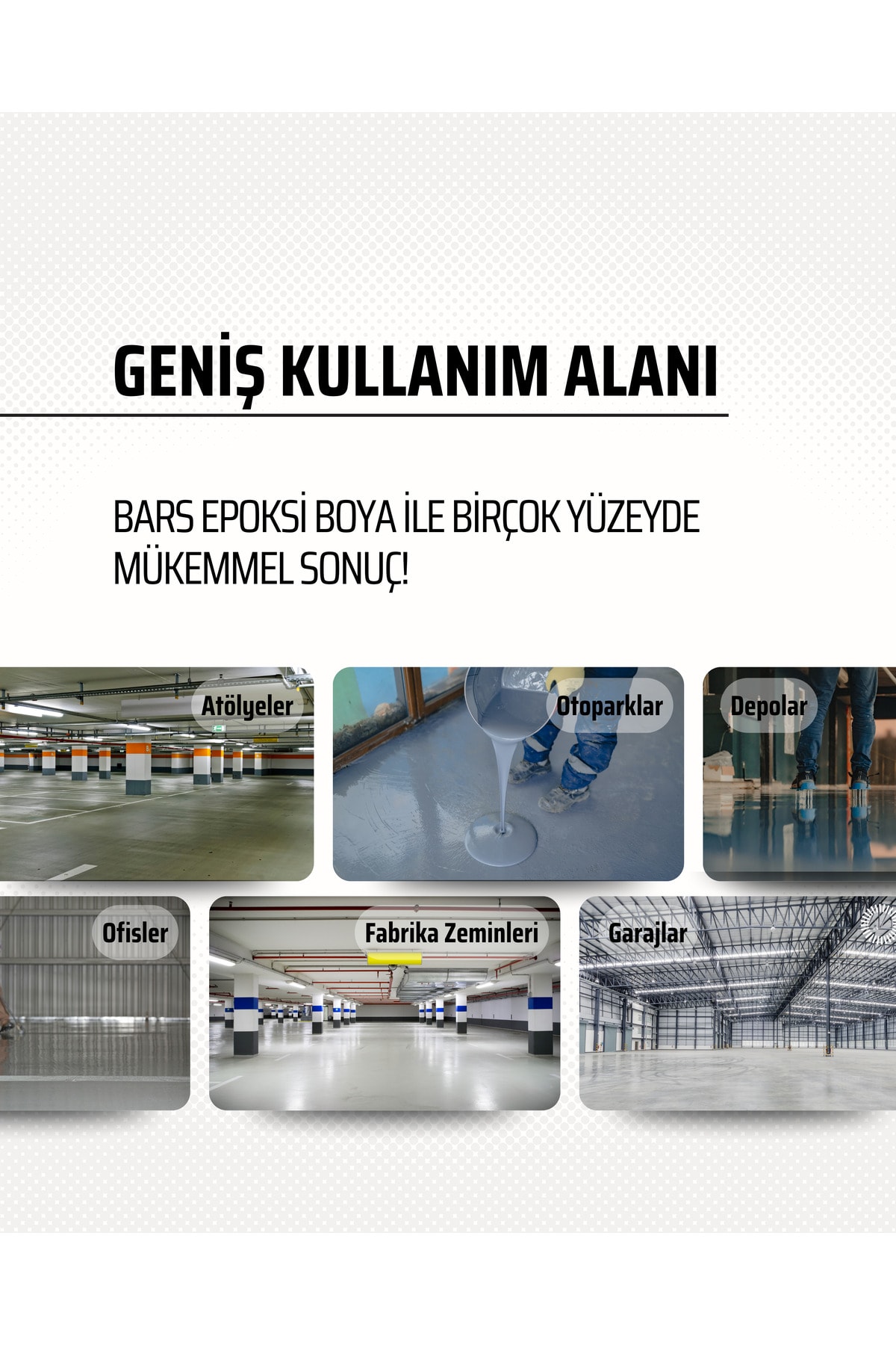 630 Epoksi Zemin Ve Duvar Boyası - Solventsiz, Çift Bileşenli, Yüksek Dayanımlı Boya
