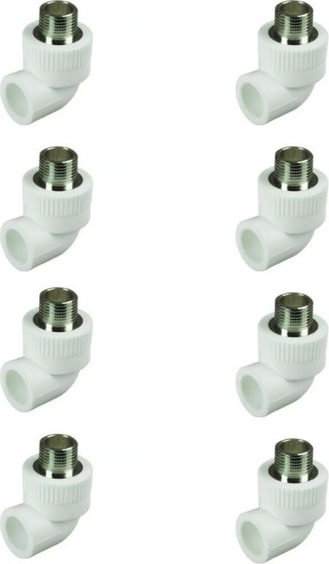 Erkek Dirsek 20X1/2 Dış Dişli Dirsek 8 Adet