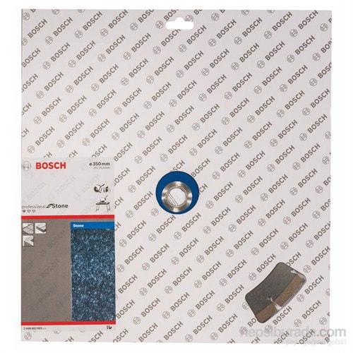 BOSCH - Standard Seri Taş İçin Elmas Kesme Diski - 350 X 20,00+25,40 X 3,1 X 10 Mm