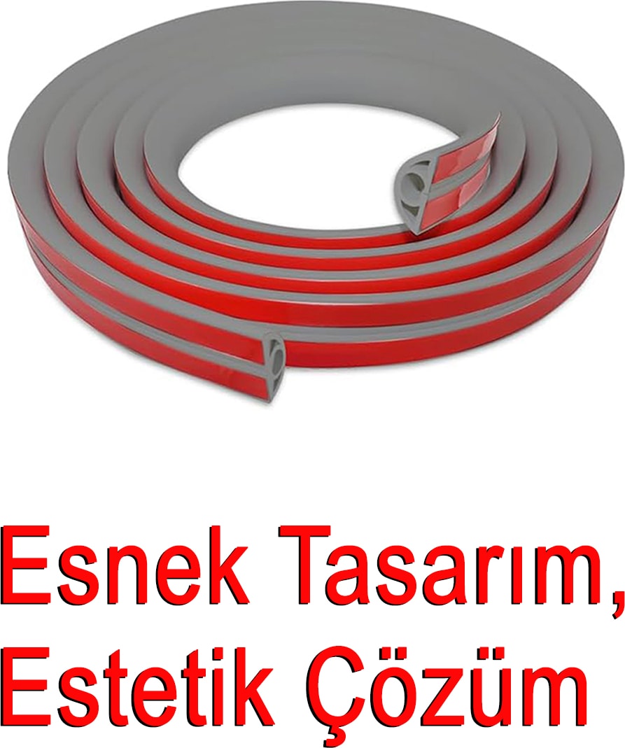 Esnek Kablo Kanalı Gri / GT-KK04