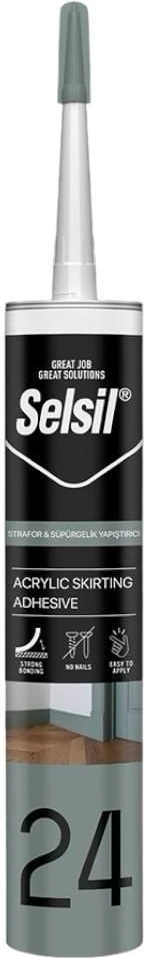 Selsil 24 Strafor Süpürgelik Yapıştırıcı 500 gr