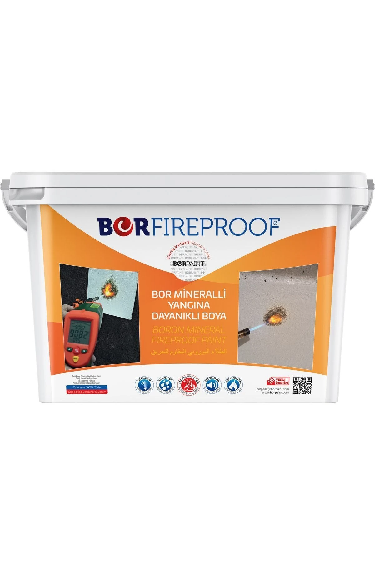 Borfıreproof Yangına Dayanıklı Boya 4 Kg