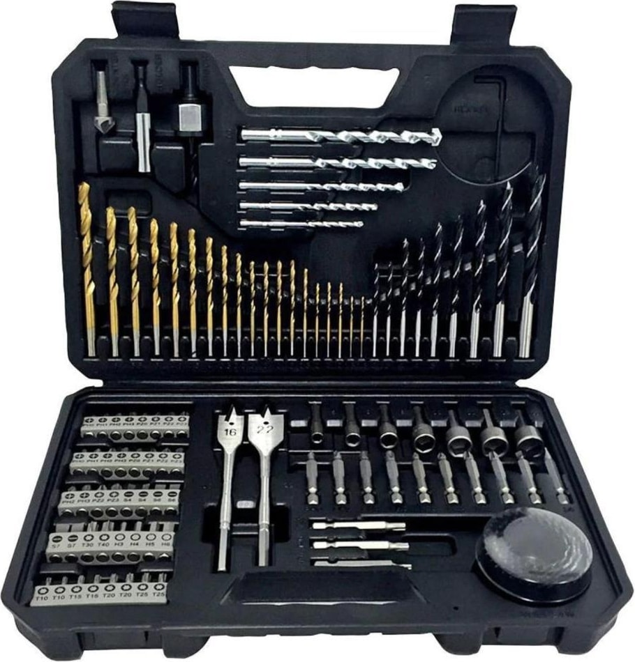 BOSCH Gsb 18V 50 Akülü Darbeli Matkap 2X2AH + 103 Parça Set 06019H5100