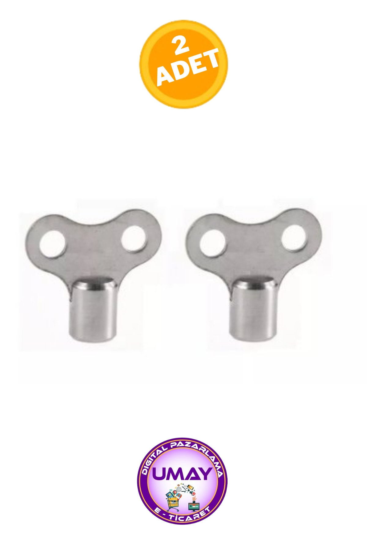 2 Adet Kalorifer Radyatör Petek Havlupan Hava Alma Anahtarı Purjör Doğalgaz Petek Bakım