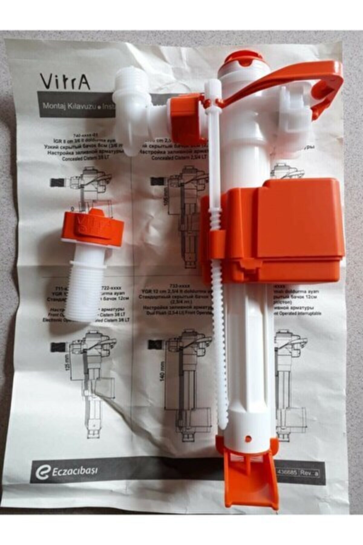 Gömme Rezervuar Dirsekli Şamandra Flatör Doldurma Grubu