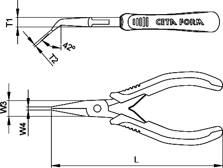 H24-130 Elektronikçi Eğri Kargaburun