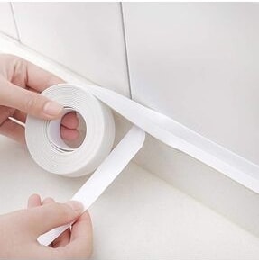OZKUVVET Duş Pvc Lavabo Küvet Tezgah Kenar Banyo Mutfak Pencere 3,2 mt Su Sızdırmaz Geçirmez Yalıtım Bant