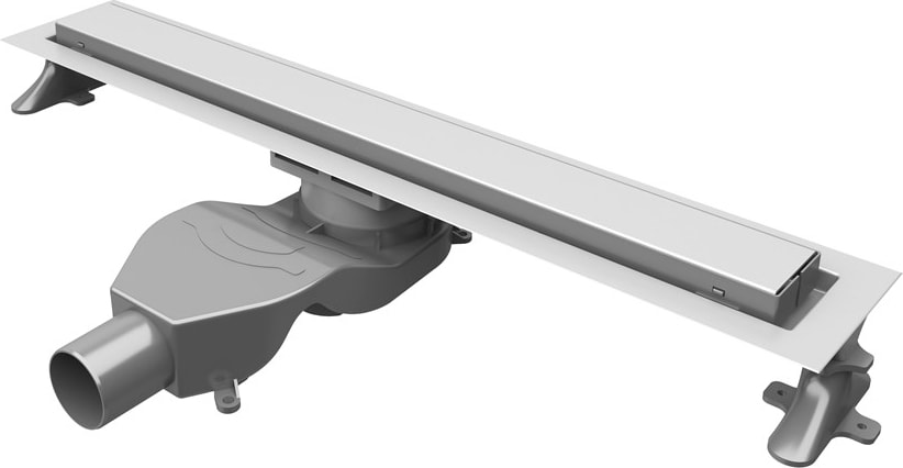 Kale Premıum Lınear 50 cm Satine Inox Duş Kanalı Yandan Çıkışlı