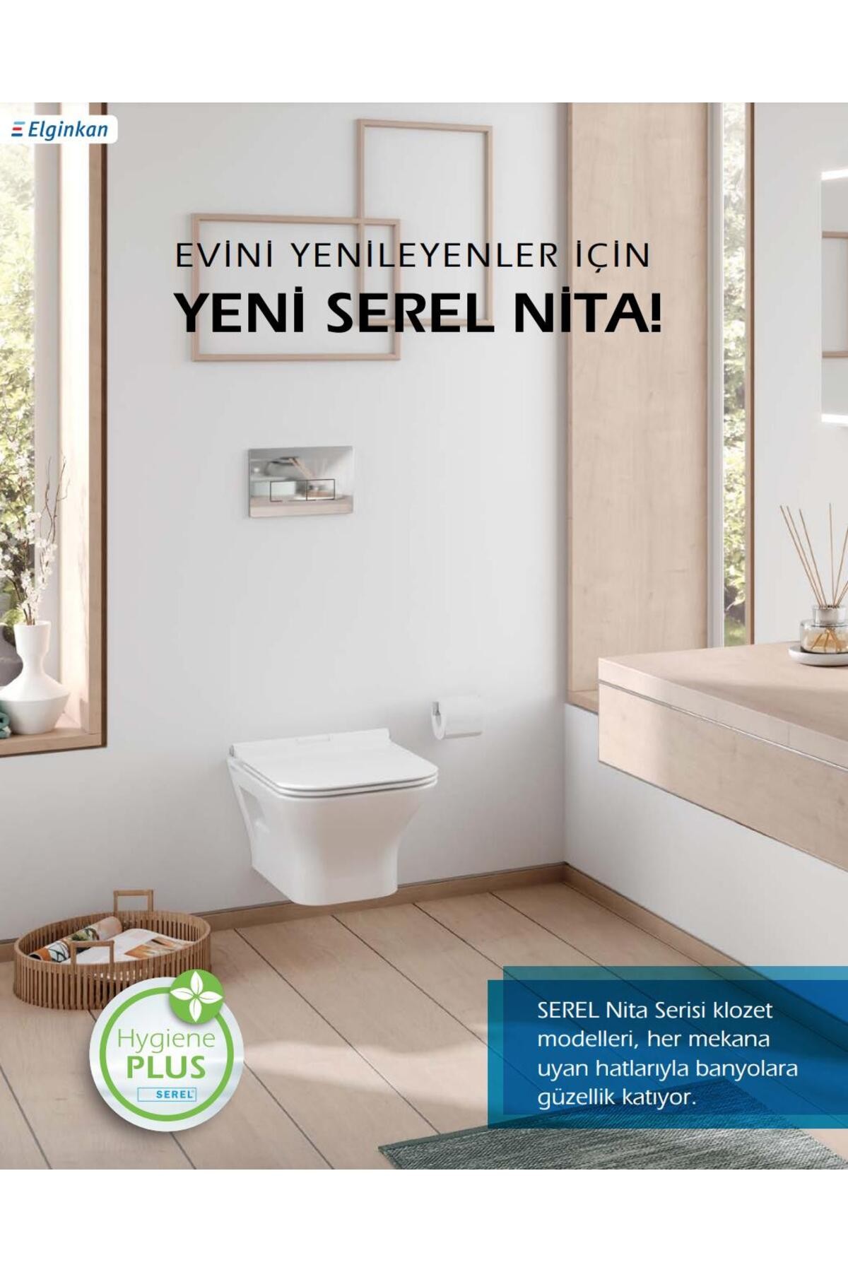 Serel Nita 52 Cm Asma Klozet Kapak Hariç NT10ODS110H