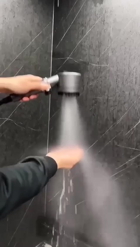 Masaj Etkili Filtreli 3 Fonksiyonlu El Duşu , Spiral Hortum Ve Mafsal 3'lü Set