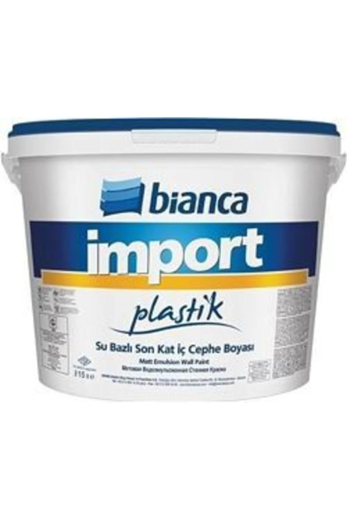 Import Plastik Iç Cephe Boyası Bayrak Kırmızı 0,75 Lt