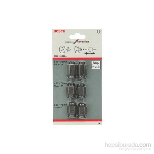 BOSCH - 6 Parçalı Geçiş Adaptörü Seti