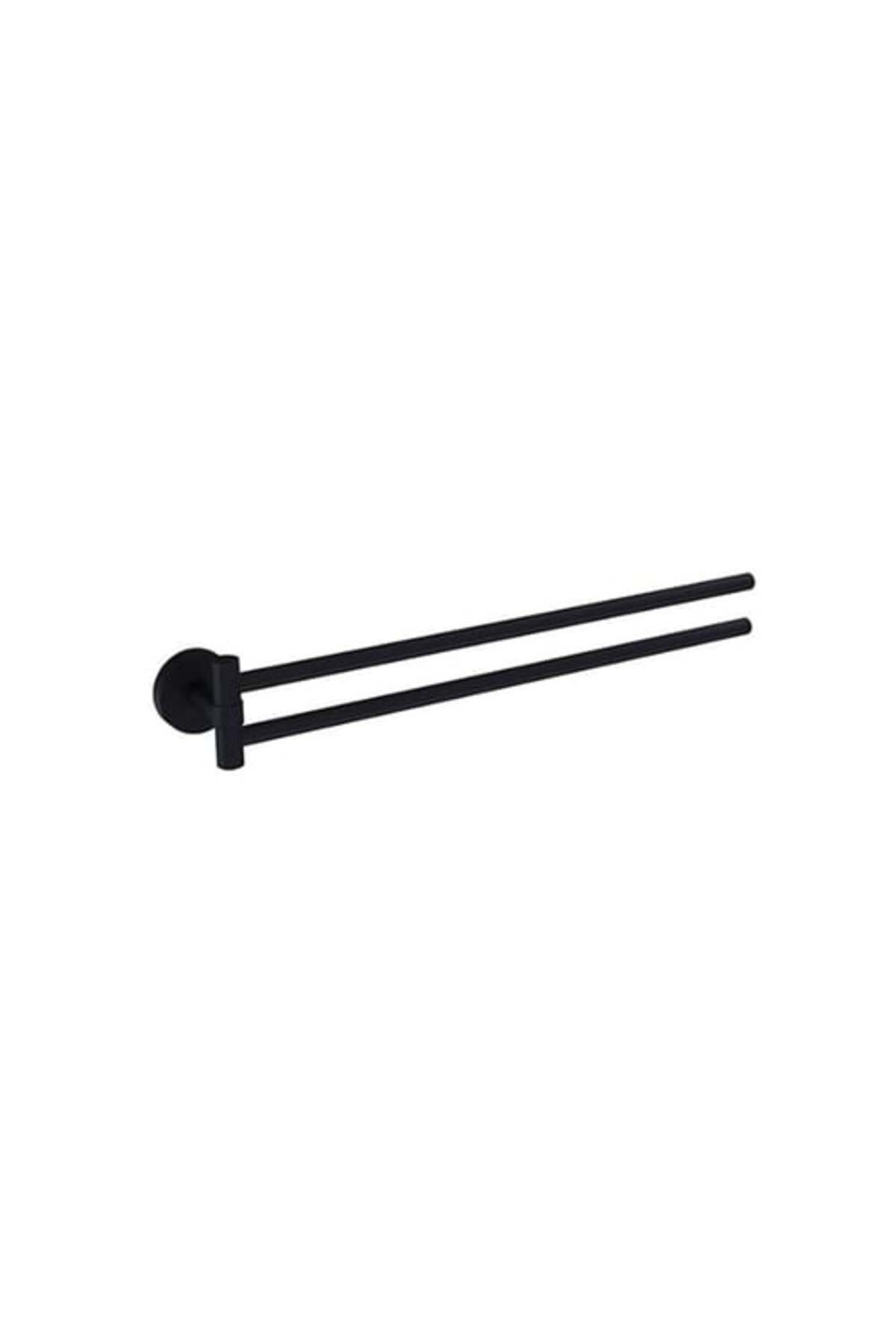 Piave Havluluk Ikili 42 Cm Mat Siyah 3015-0016-ab