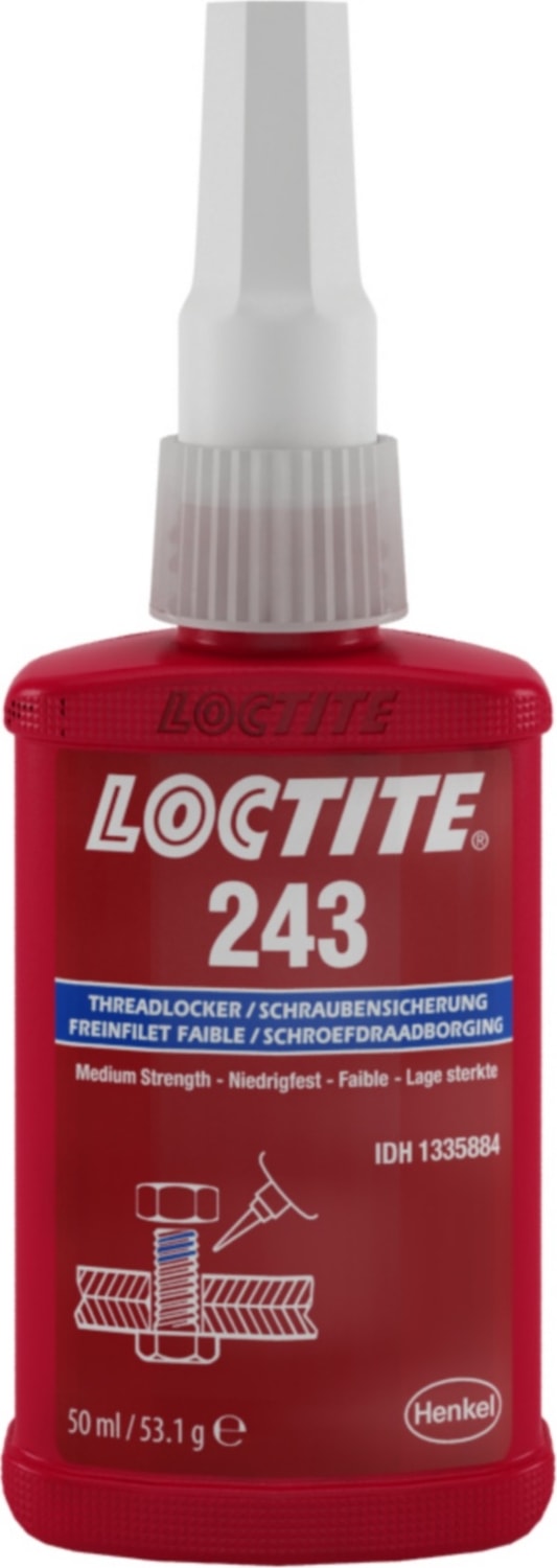 LOCTİTE 243 Orta Mukavemetli Vida Sabitleyici 50 ml