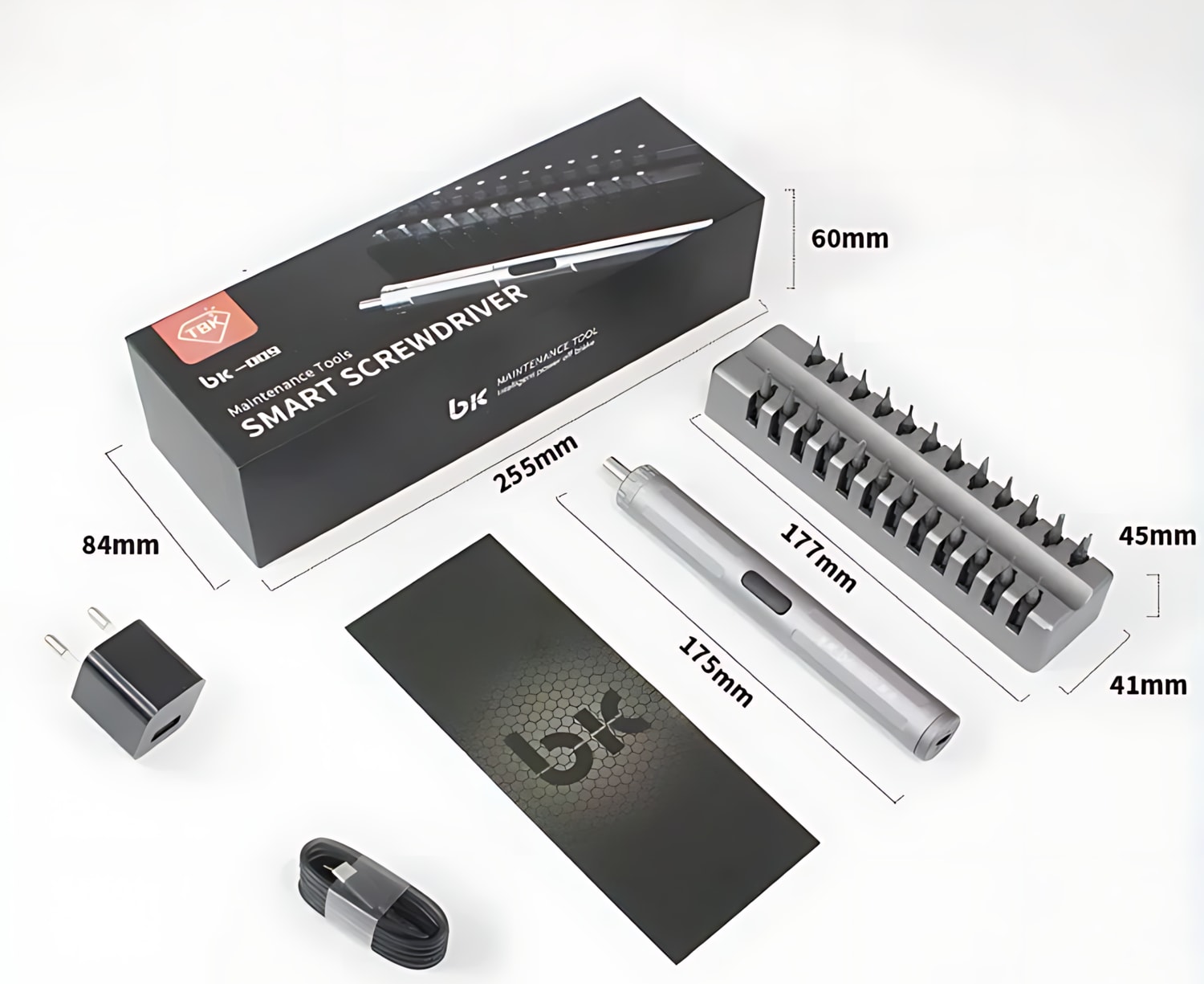 BIC-009 Otomatik Tornavida - Torklu - Şarjlı - Cep Telefonu Laptop Tamiri Tornavida Powerbank
