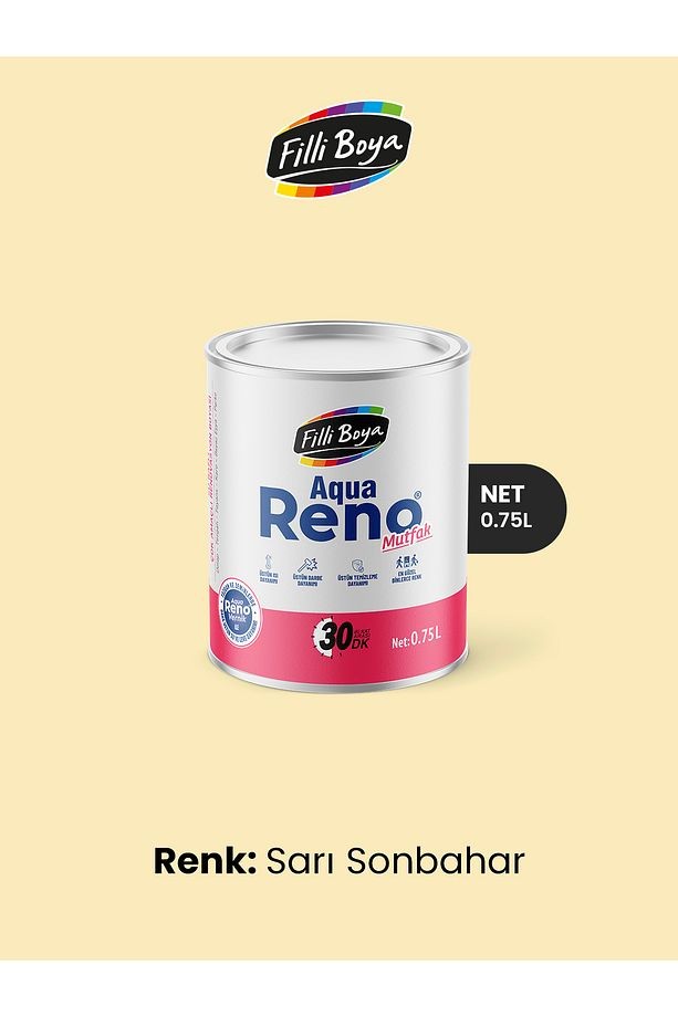 Aqua Reno Mutfak 0.75 Lt Sarı Sonbahar