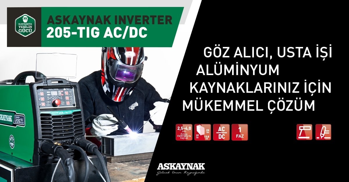 Inverter 205 Ac/dc Tıg Argon Kaynak Makinesi