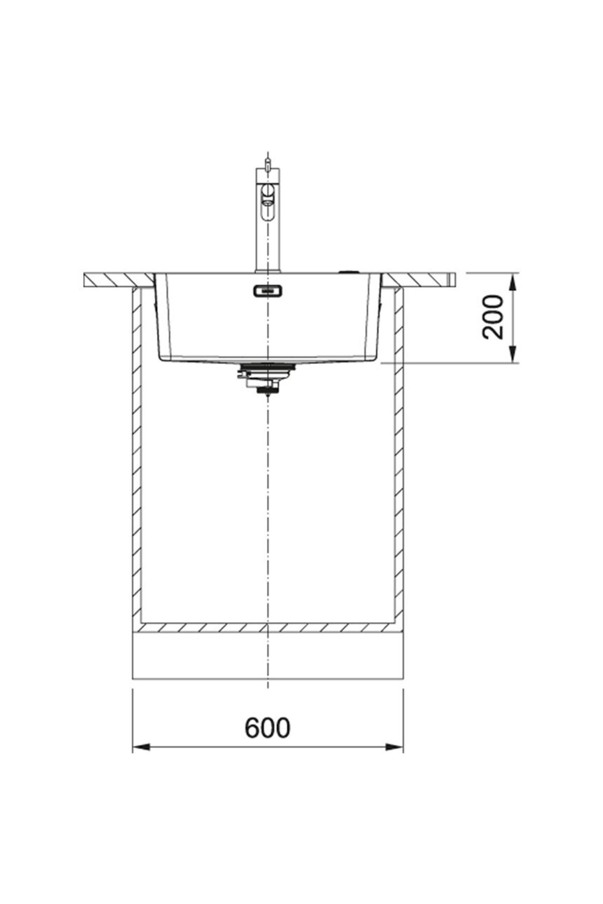 Mythos Myx 210-50 Inox Eviye