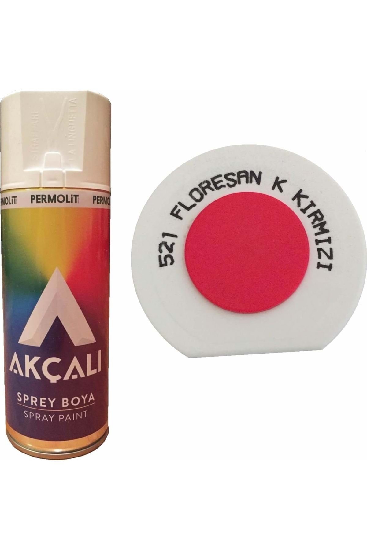 Ünlüsoy Boya / 521 Floresan Koyu Kırmızı Sprey Boya