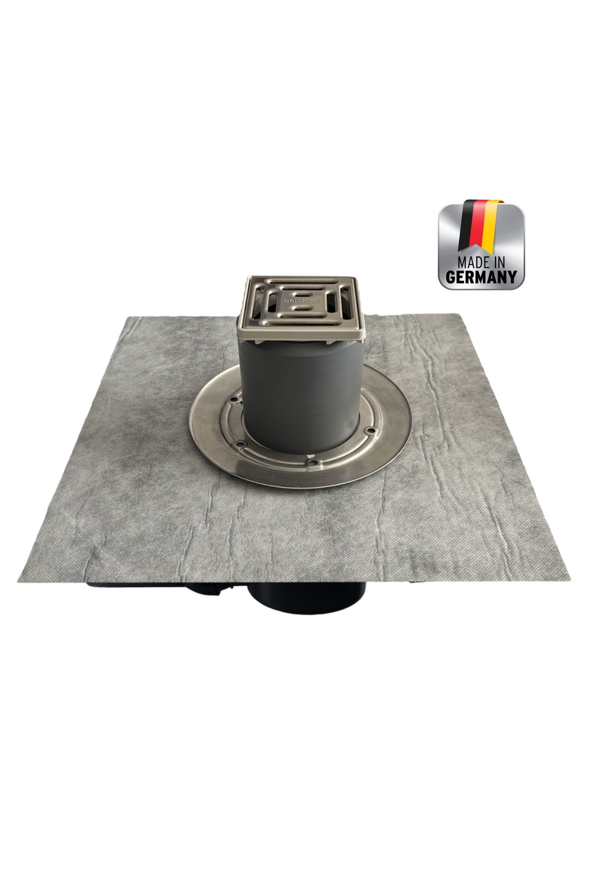 42 S 10x10cm 50'lik Lağım Kanalizasyon Koku Önleyici Sifonlu Izolasyonlu Yer Banyo Duş Gider Süzgeci