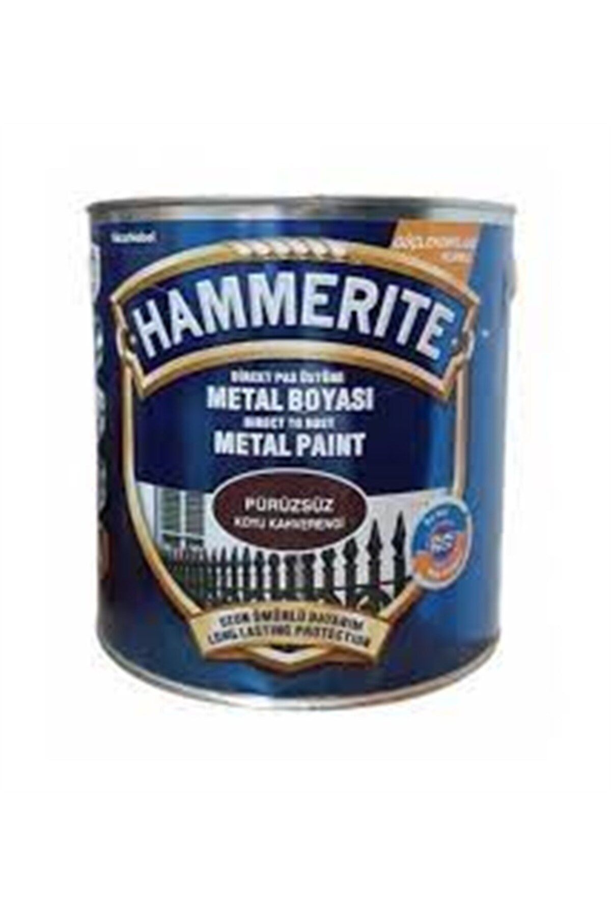 Hammerite Metal Boyası Düz K.kahverengi 0,75 Lt