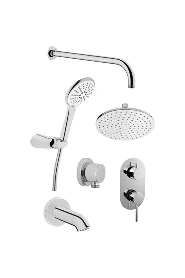 Minimax S A49273 Ankastre Duş Seti, Krom