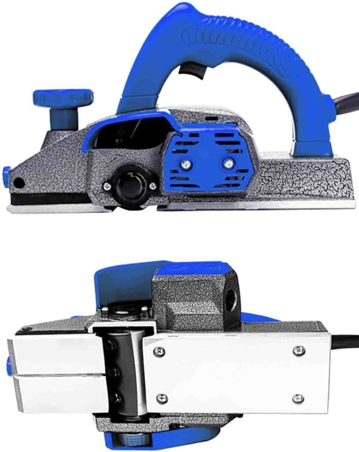 İyisi Yok Planya Rende Makinası 1000-5200 Watt Motor Metal Şanzıman Çift Bıçaklı Mavi 1011