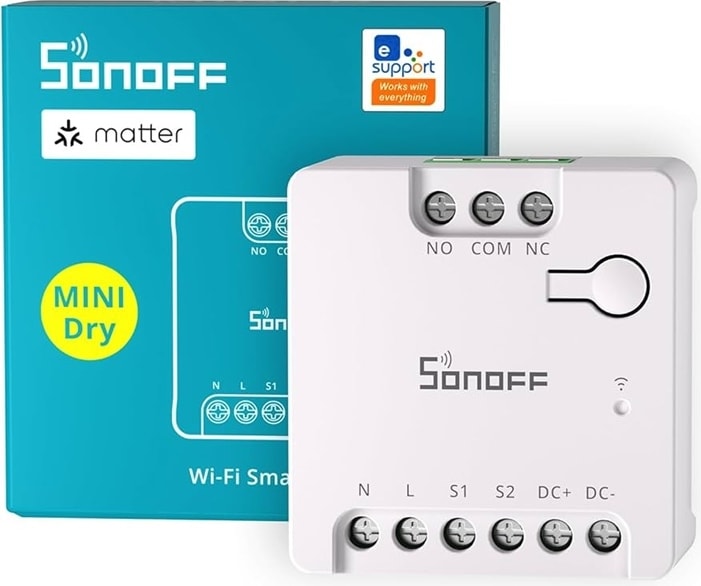 Mını-D Matter Wifi Akıllı Anahtar Kuru Kontak Rölesi