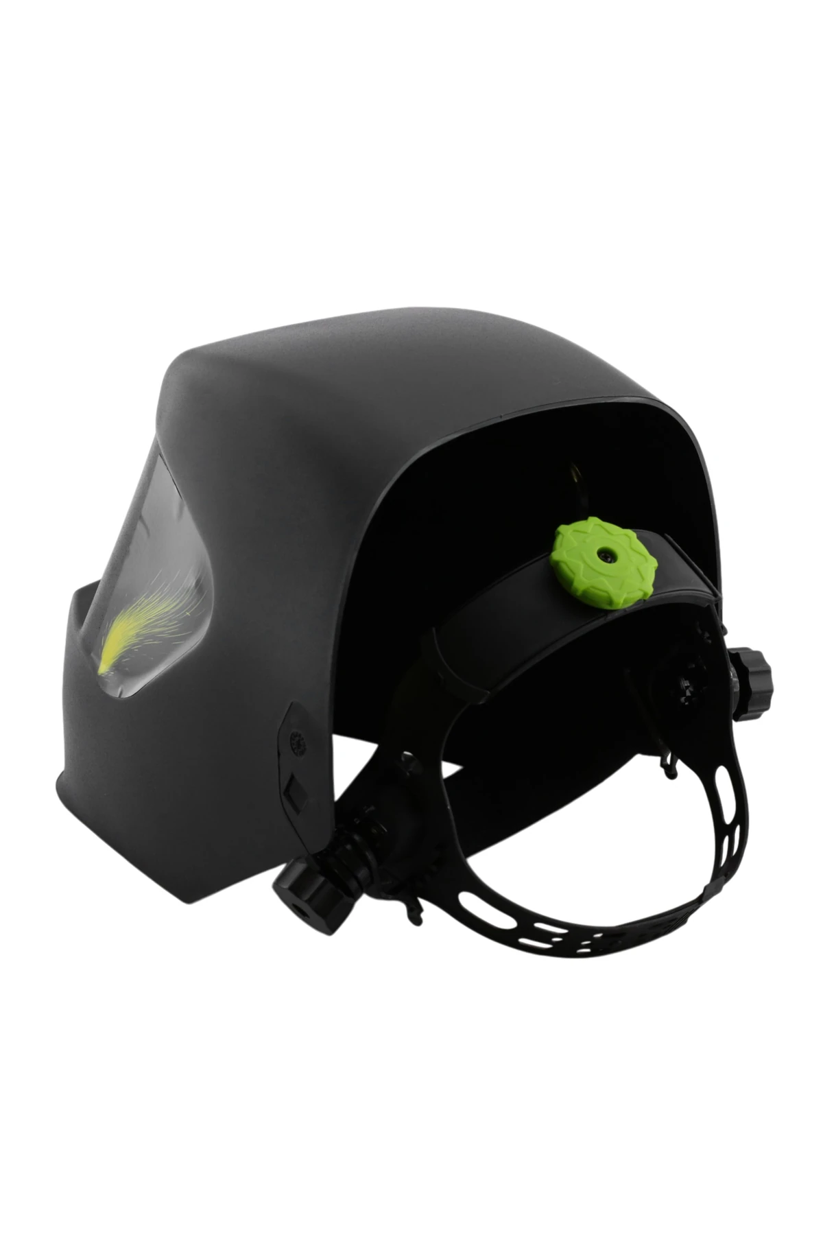 Kolormatik Güneş Enerjili Pilli Otomatik Kararan Baş Kaynak Maskesi Siperlik Gözlüğü Düz Başlık