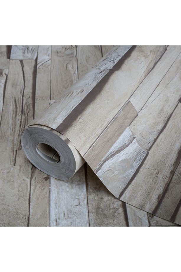 Volumetrıc Wooden Tiles Desenli Duvar Kağıdı 1612-1