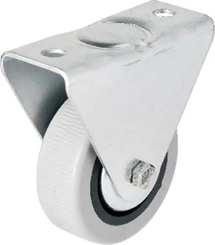 Buğz 106 - 50 mm Sabit Kapaklı Gri Pvc Teker