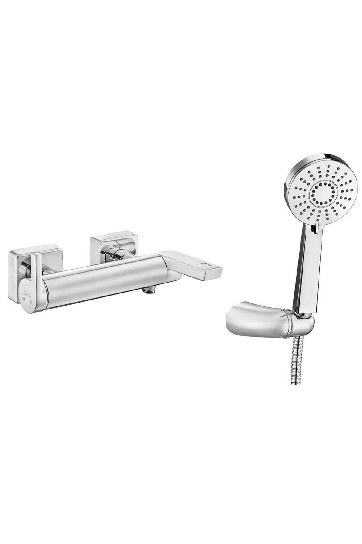 İcon Banyo Bataryası + ECA Fırat Mafsallı Duş Seti Banyo Üst Takımı