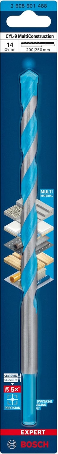 BOSCH Expert 14X250 mm Cyl-9 Çok Amaçlı Matkap Ucu 2608901488