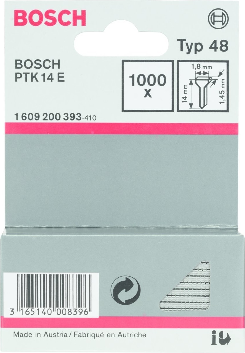 BOSCH Zımba Çivisi 14MM Ptk 14/3,6 V