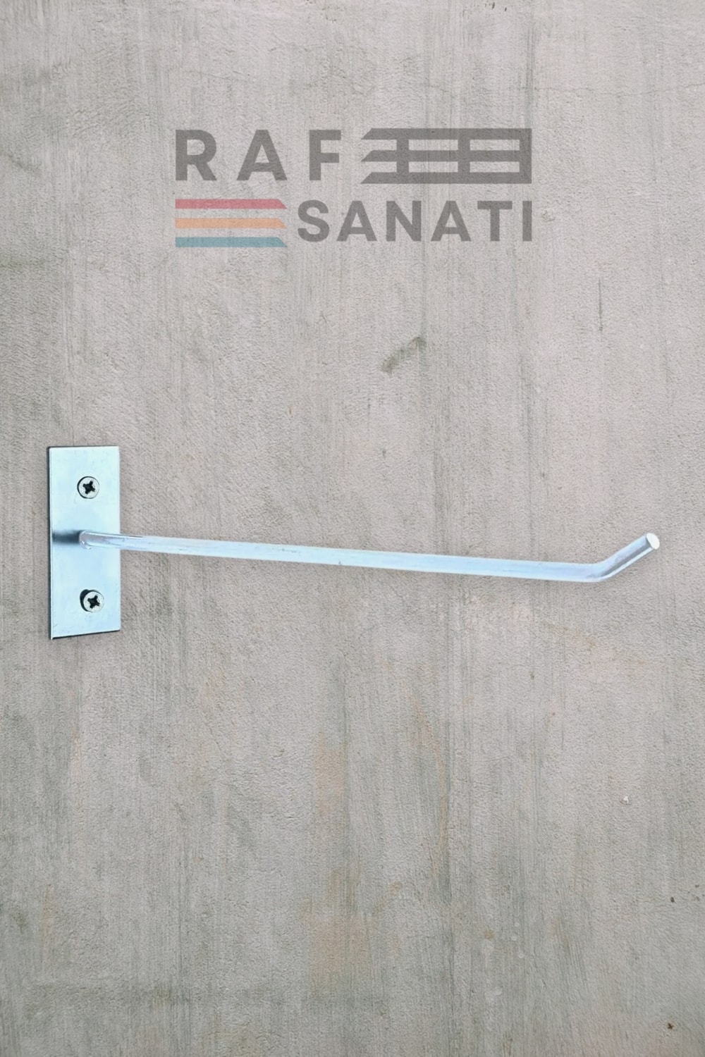 Duvar Kancası 20 cm Duvar ve Suntaya Monte Askı Vidalı Kanca Raf Kancası Raf Askısı Aksesuar Tel