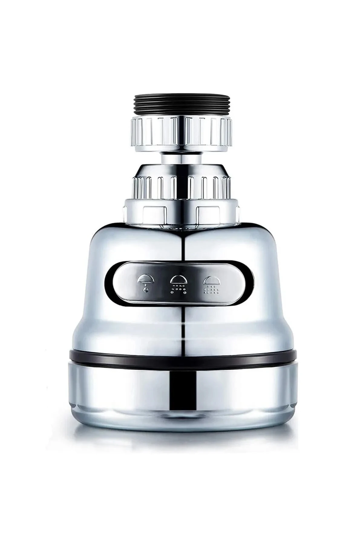 Musluk Başlığı Ucu Aparat Başlık Ekonomik Su Tasarruflu Mutfak Banyo Batarya 3 Fonksiyonlu Uçluk