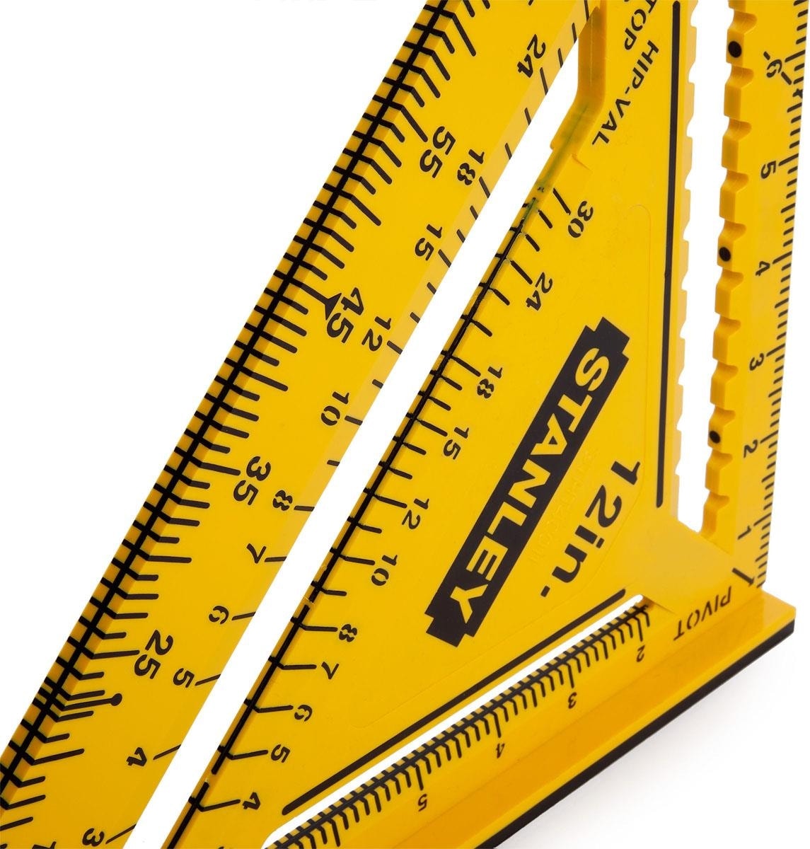 STHT46011 Çift Renkli Abs Plastik Inç Ölçülü Gönye 12" (300 Mm)