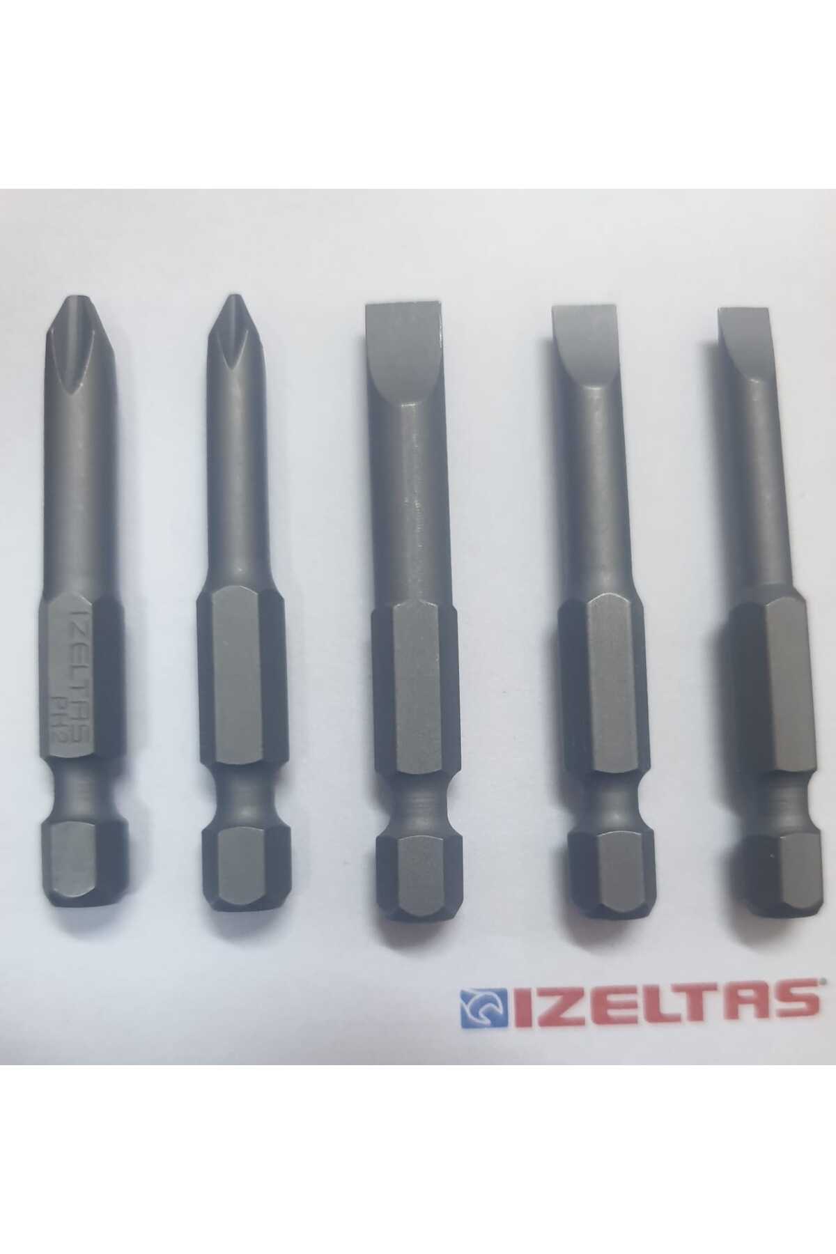 İZELTAŞ Bits Uçları ( 5 parça, herbiri 5cm boyunda)