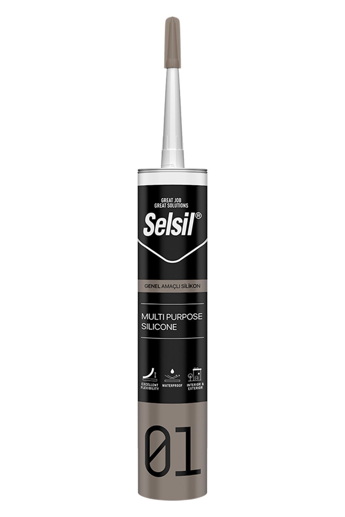 SELSİL Genel Amaçlı Şeffaf Silikon 280gr (1.KALİTE) TR Diğer