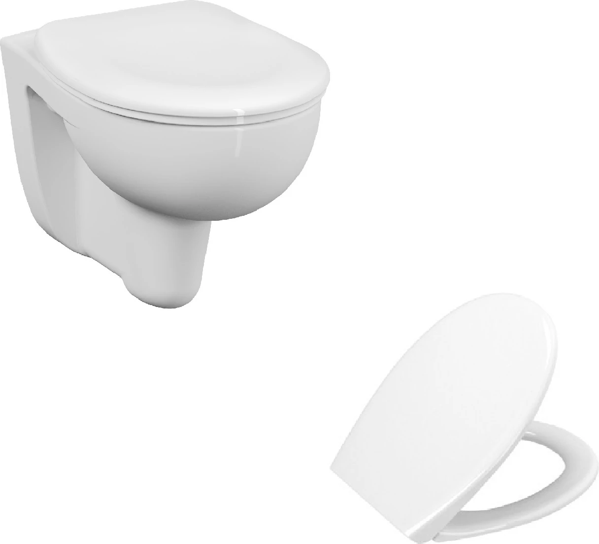Arkitekt Asma Klozet ve Vitra Universal 1 Nuvoplast Soft Klozet Kapağı