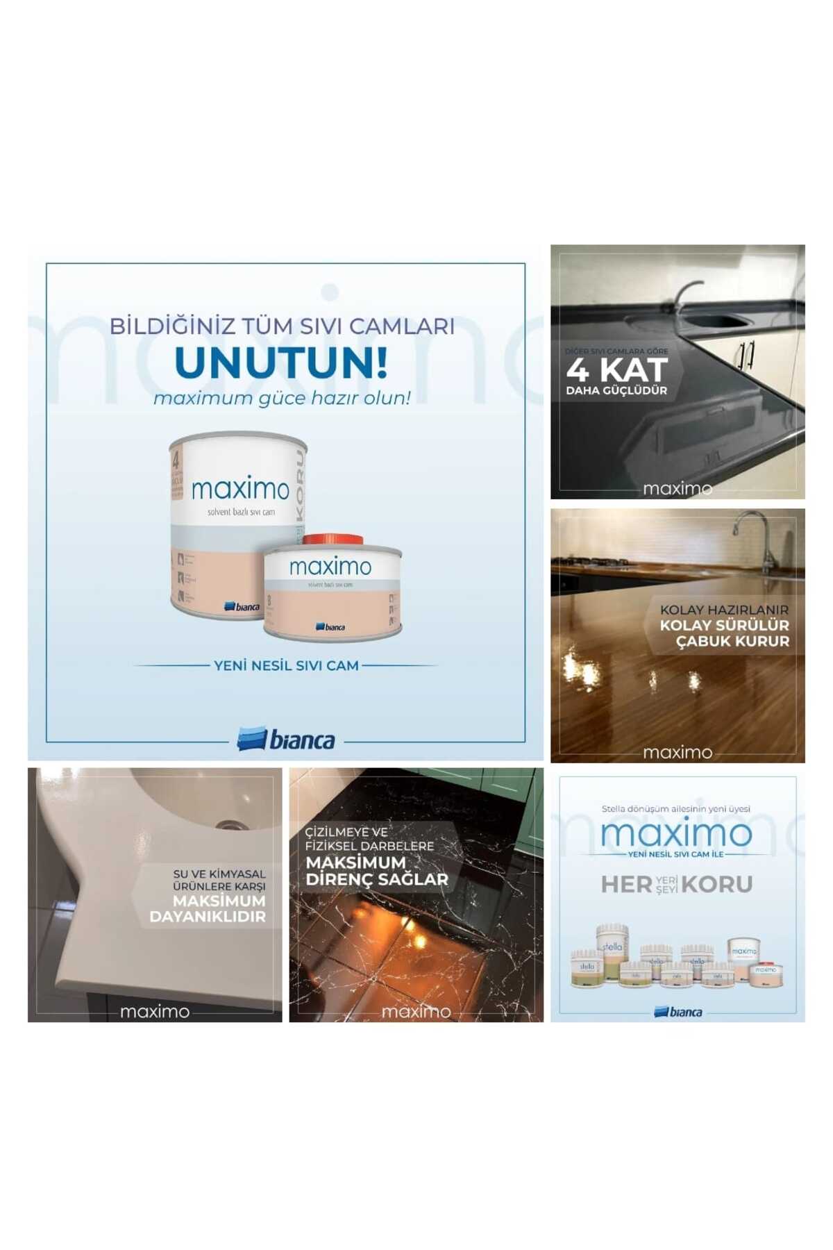 STELLA Maximo Solvent Bazlı Sıvı Cam Parlak